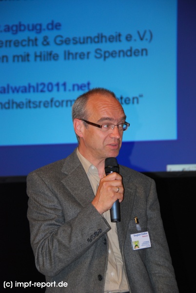 Moderator Siegbert Kießler 6. Stuttgarter Impfsymposium
